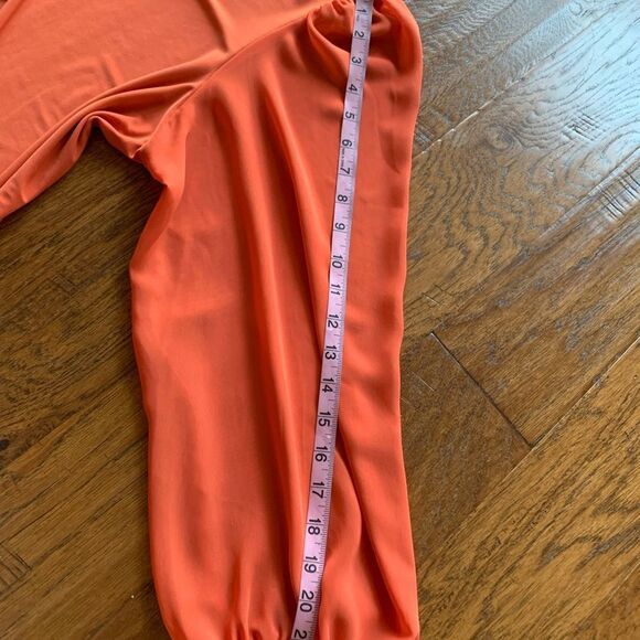 CSC Studio Orange Tangerine Blouse - Picture 8 of 11